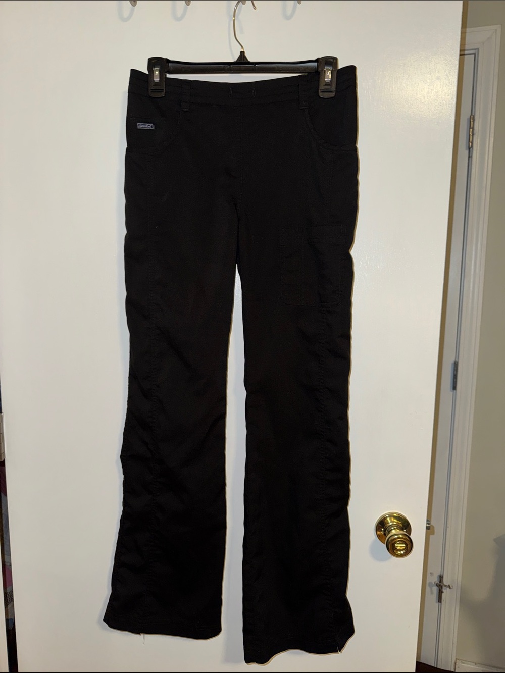 Sanibel Women’s Black Scrub Pants Flared Leg